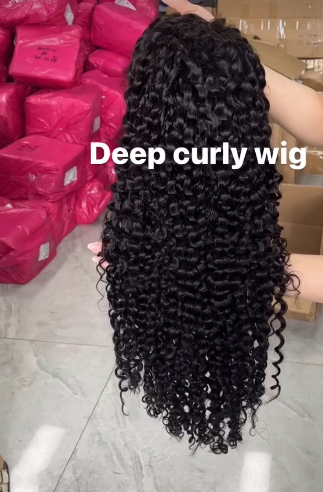 NEW 13x6 HD Black Deep Curly Frontal Wig