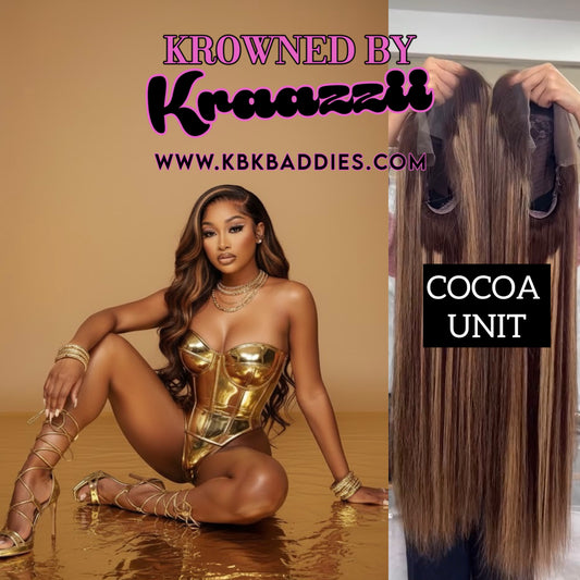 COCOA - NEW 13x6 HD Straight #4/27 Highlight Frontal Wig