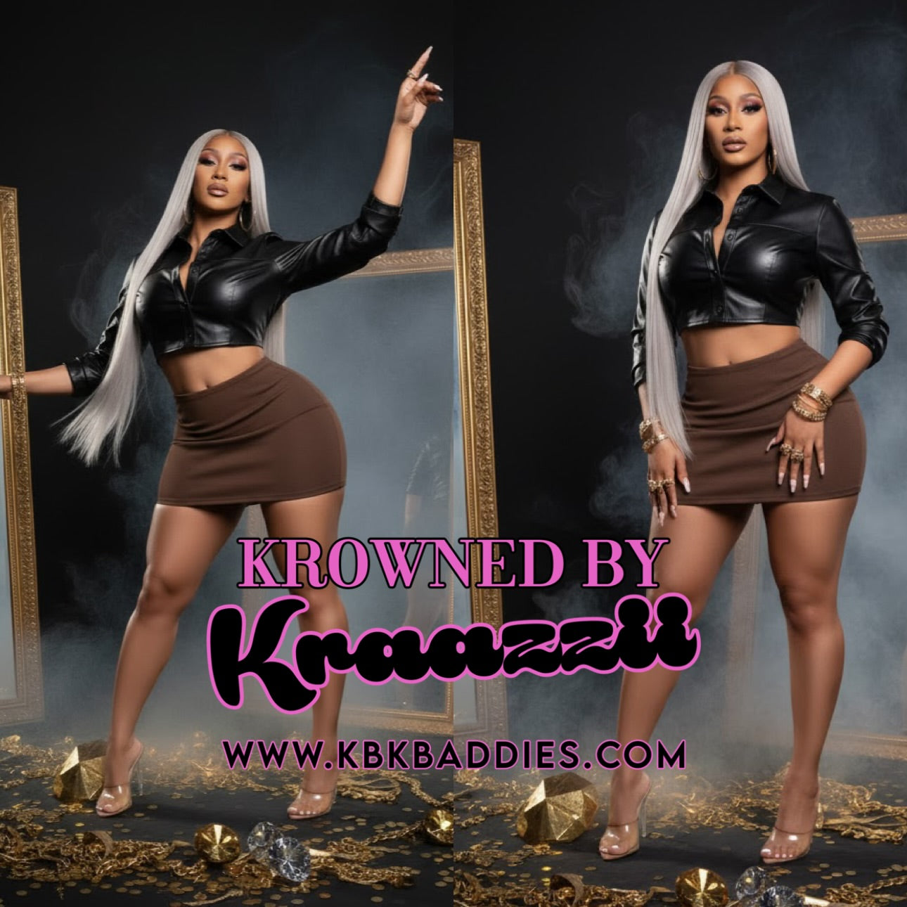 DIAMOND - NEW 13x6 HD Straight “Silver” Frontal Wig