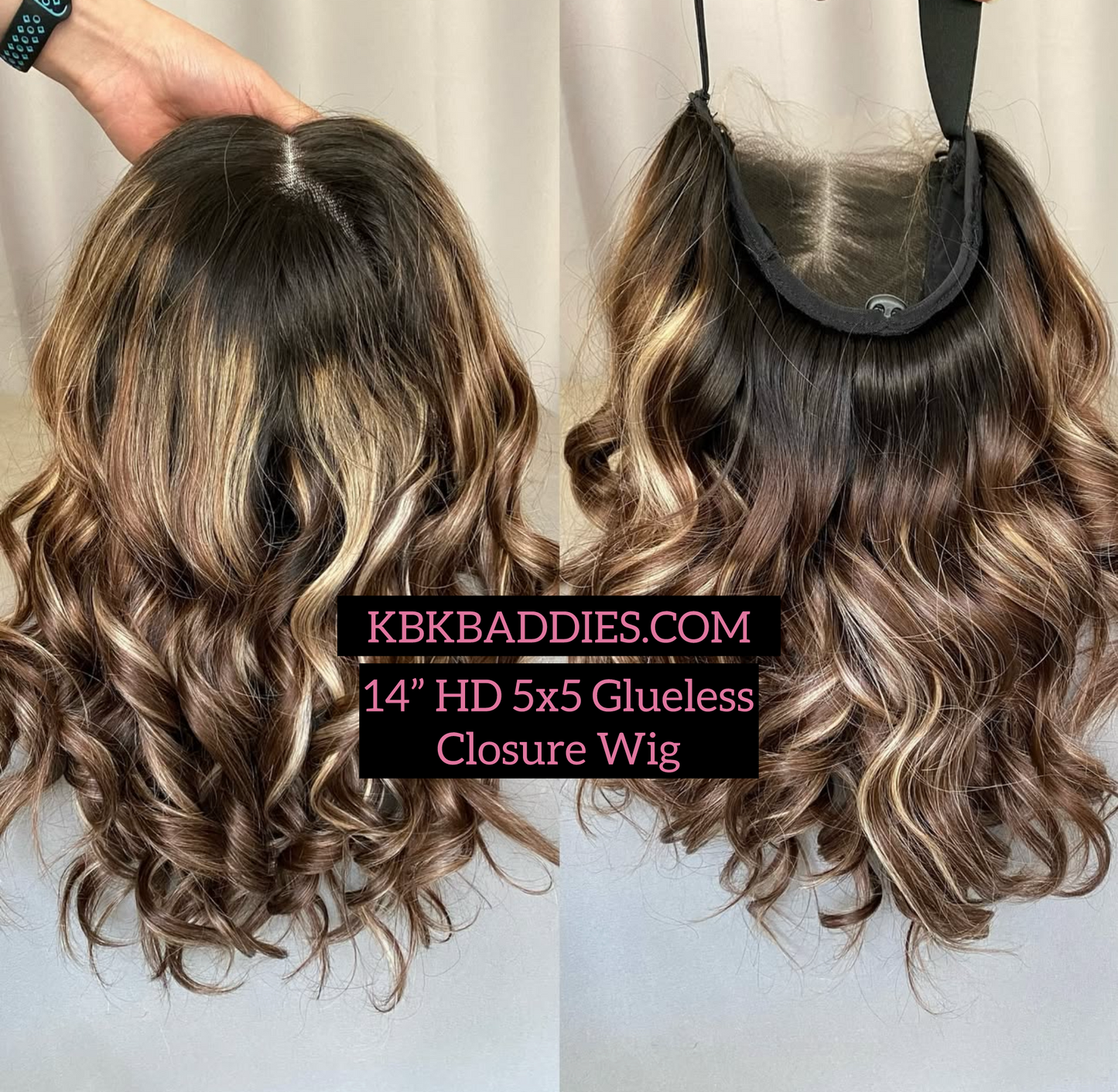 NEW 5x5 HD Closure “Milky Way” Bob Wig