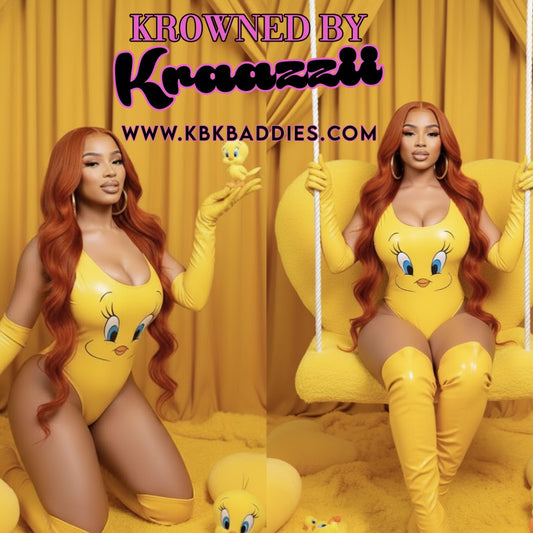 AMBER - NEW 13x6 Straight Dark Ginger Frontal Wig