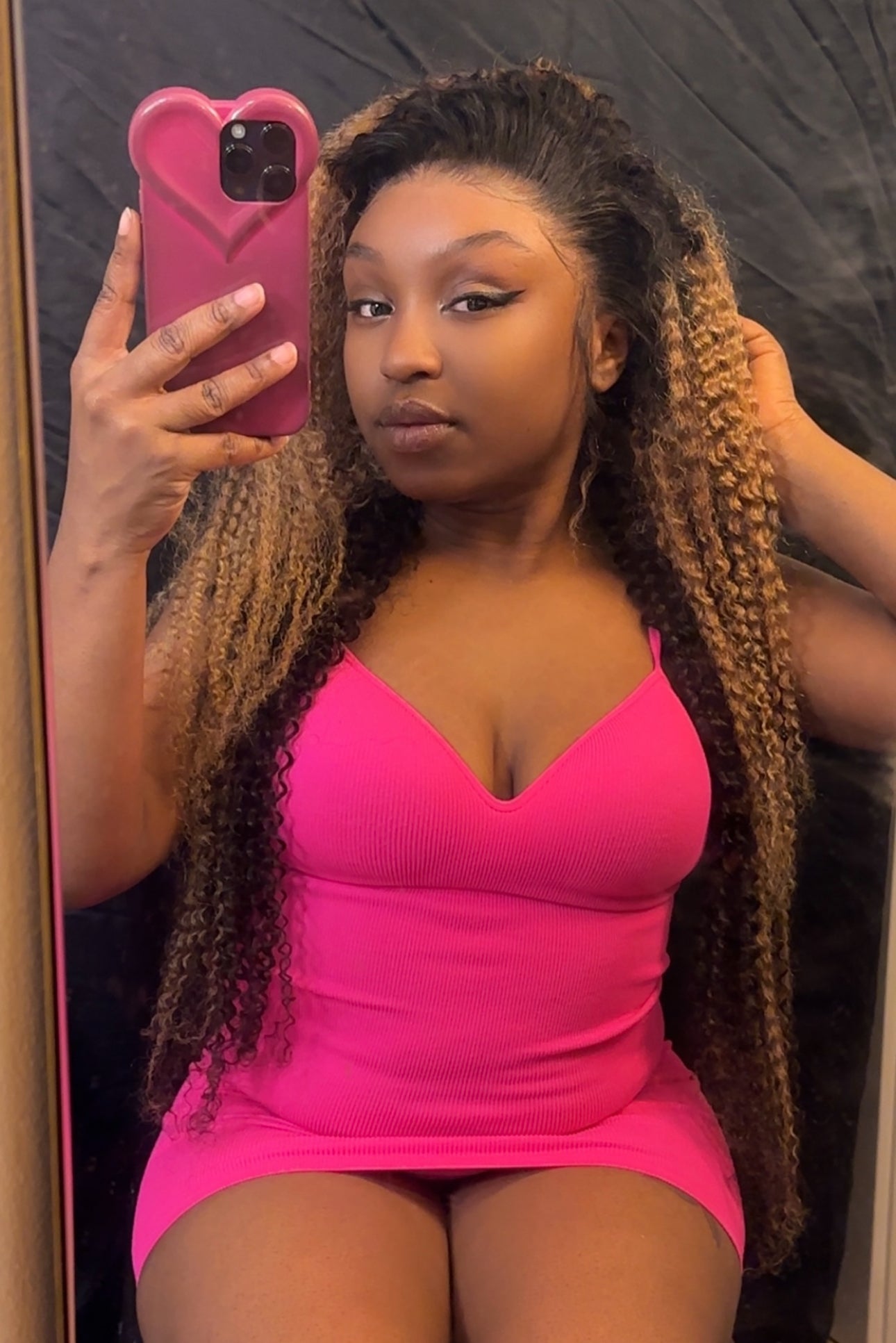 NEW 13x6 HD Jerry Curly “Kraazzii Ombré” 3-Tone Frontal Wig