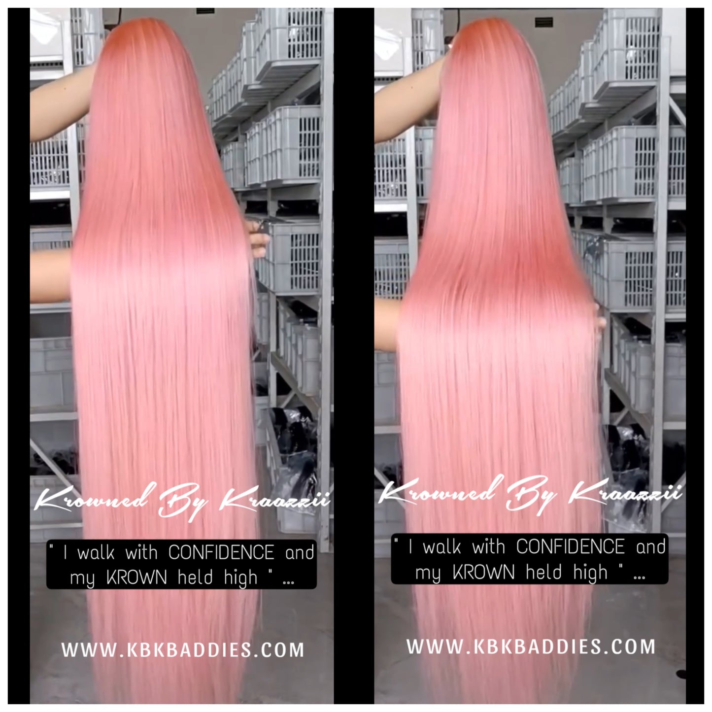 NEW 13x6 HD “Baby Pink” Straight Frontal Wig
