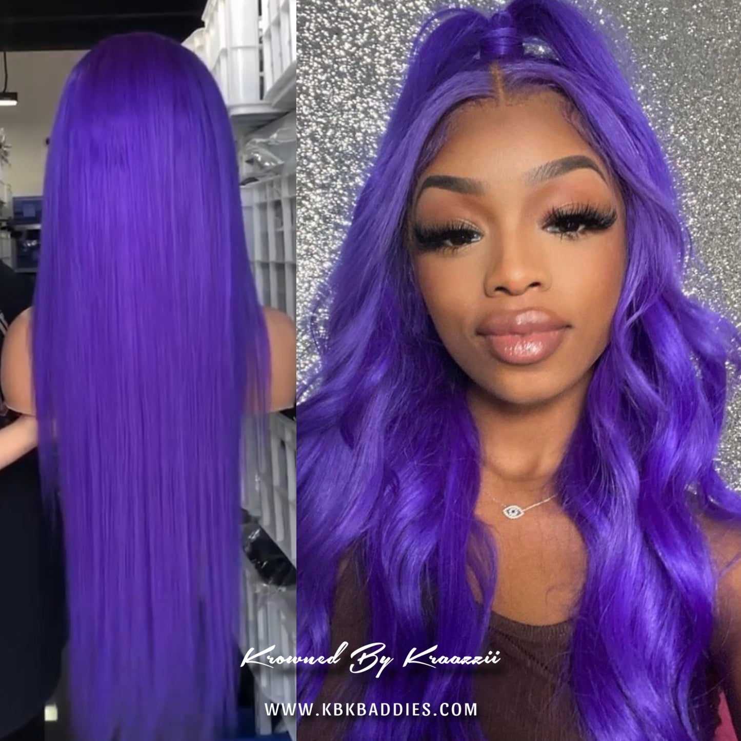 NEW 13x6 HD Straight “Purple Royalty” Frontal Wig