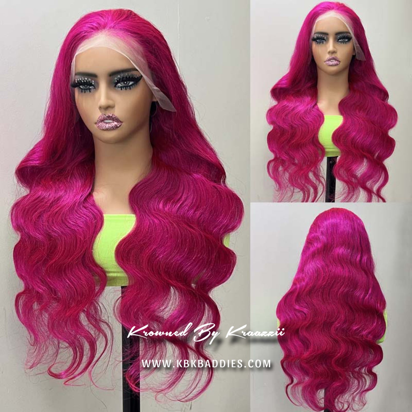 NEW 13x6 HD “Rose Pink Hottie” Bodywave Frontal Wig