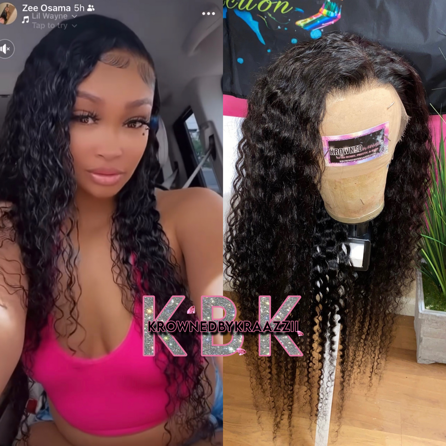 NEW 13x6 HD Black WaterWave Frontal Wig
