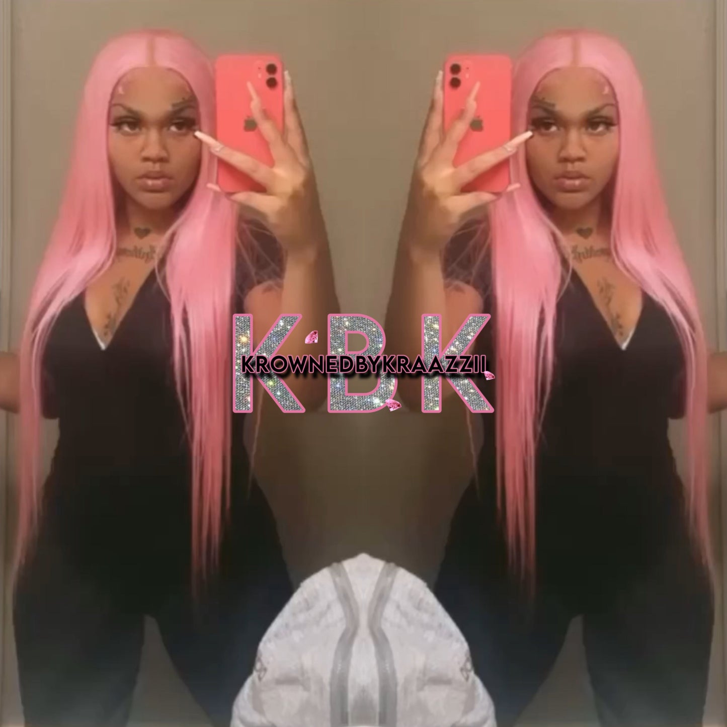 NEW 13x6 HD “Candy Pink” Straight Frontal Wig