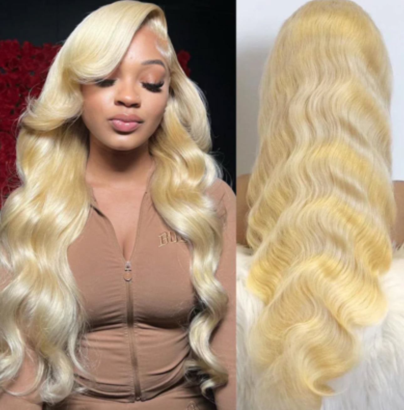 BARBIE (Bodywave HD #613 Blonde Lace Wig)