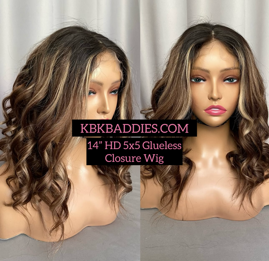 NEW 5x5 HD Closure “Milky Way” Bob Wig