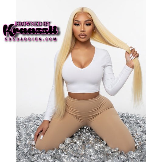 NEW 13x6 HD Straight 613 Blonde Frontal Wig