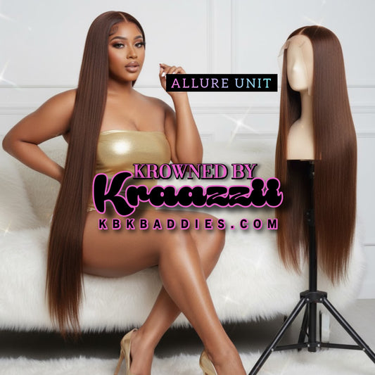 ALLURE - NEW 13x6 HD Straight Dark Brown Frontal Wig