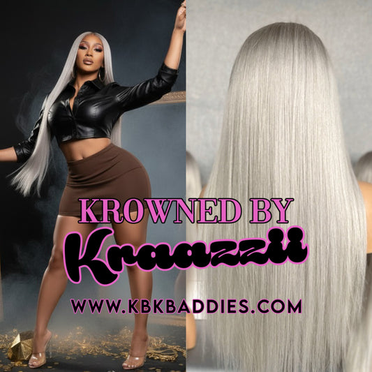DIAMOND - NEW 13x6 HD Straight “Silver” Frontal Wig