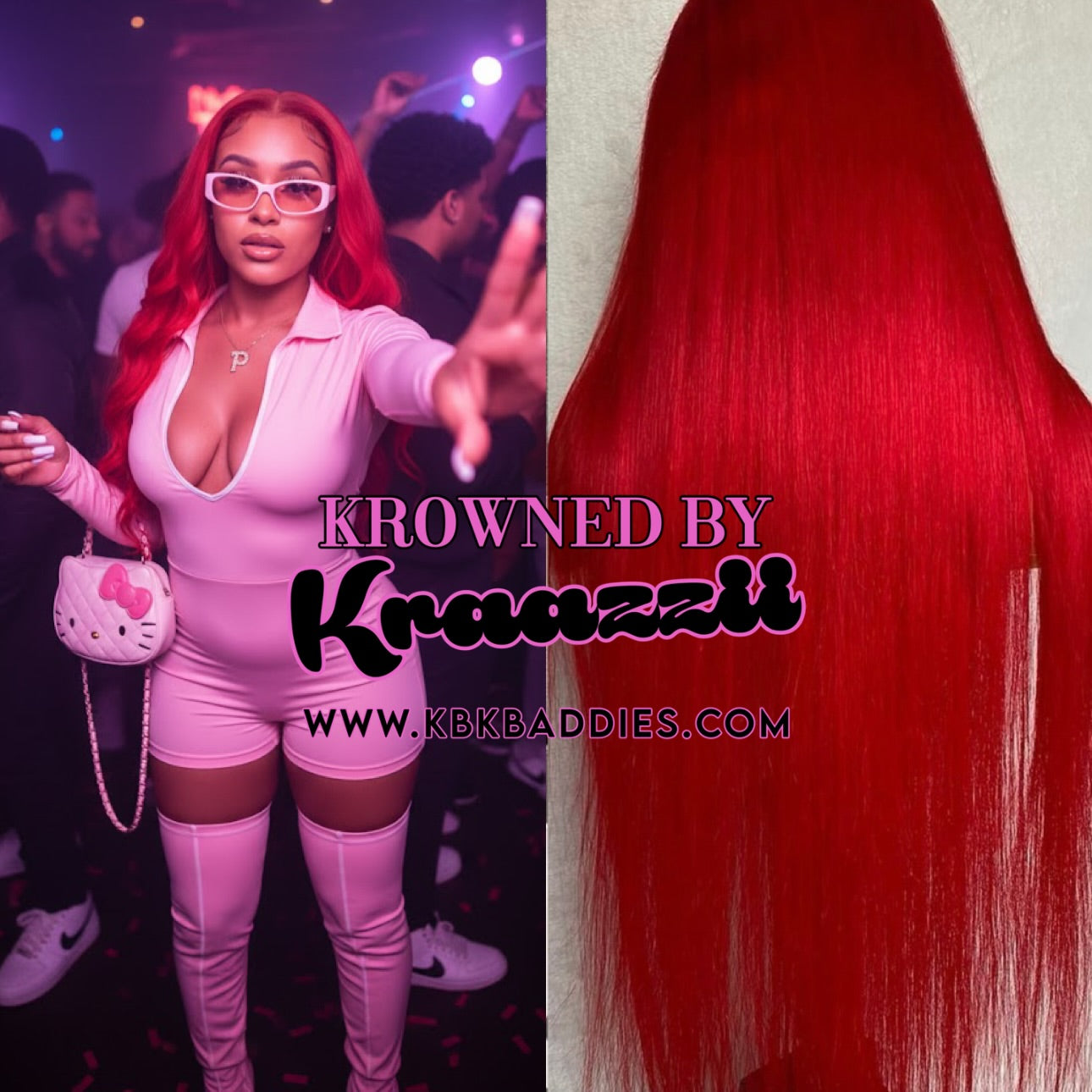 PASSION - NEW 13x6 Straight Ruby Red Frontal Wig