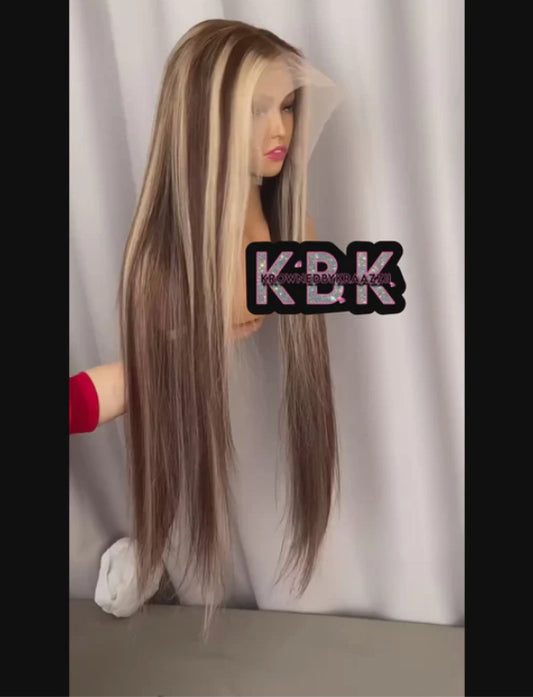 MEGAN - NEW 13x6 HD Straight Highlight Frontal Wig