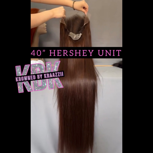 HERSHEY (Straight HD Brown Lace Wig)