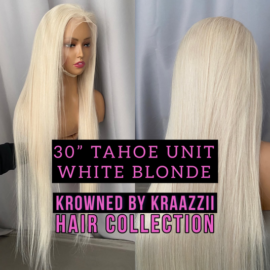 TAHOE (Straight HD White Blonde Lace Wig)
