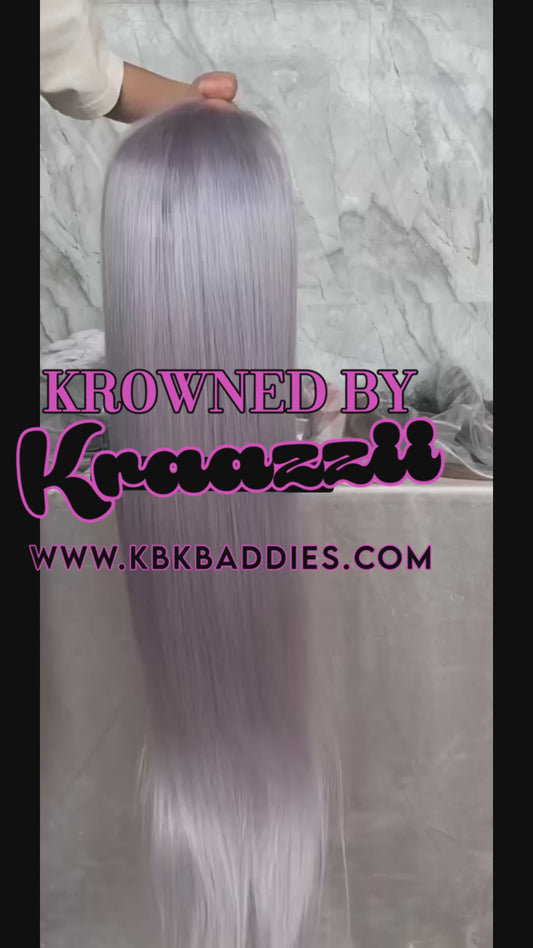 DIAMOND - NEW 13x6 Straight Silver Frontal Wig